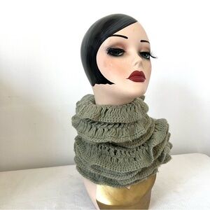 Hand Crocheted Wool Scarf